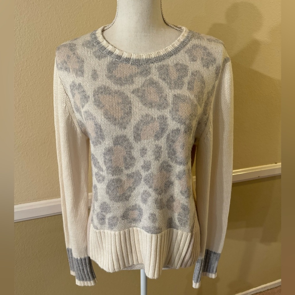 Splendid Collection Toasted Leopard Sweater